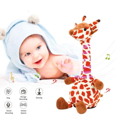 Игрушка мягкая интерактивная Жираф Y25097182