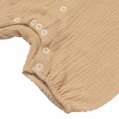 Комбинезон песочник с коротким рукавом Leo 2021А-8 бежевый 2