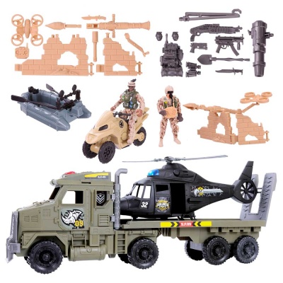 Игровой набор Военный трейлер Chap Mei 545119 2