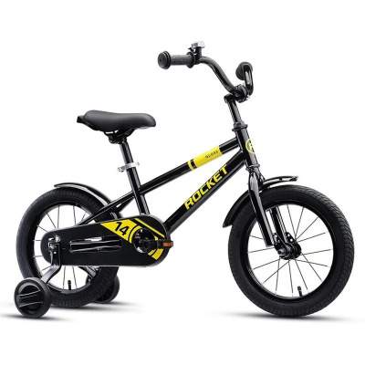 Велосипед двухколёсный 14 Rocket Gloss 14.GLOSS.BK.25 чёрный 02