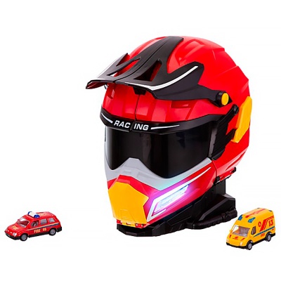 Парковка трек Шлем 2 машинки свет звук BeBoy IT109794 2