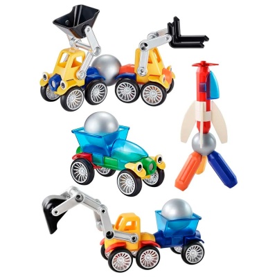 Магнитный конструктор Автомобили 30 деталей On time 45152 1