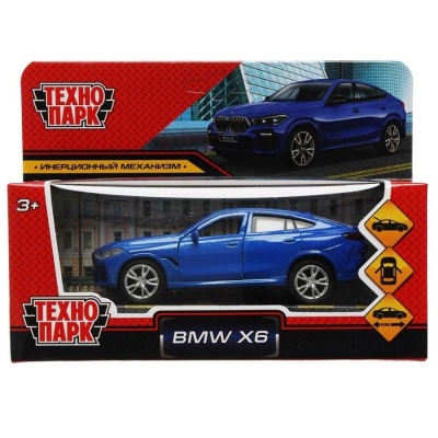 Машинка металлическая BMW X6 Технопарк  Х6-12-BU 5