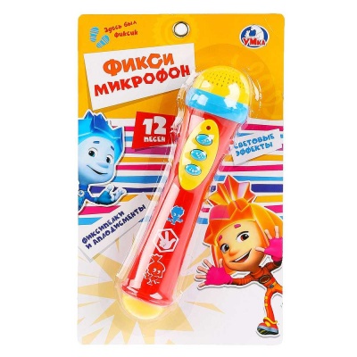 Музыкальная игрушка Фикси-микрофон Умка ZY307297-R