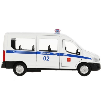 Коллекционная машинка Ford Transit Полиция Технопарк SB-18-18-P(W)-WB 05
