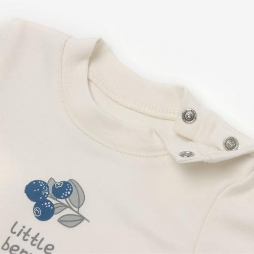 Футболка с длинным рукавом Little berry Крошка Я 9834383 молочная фото 2