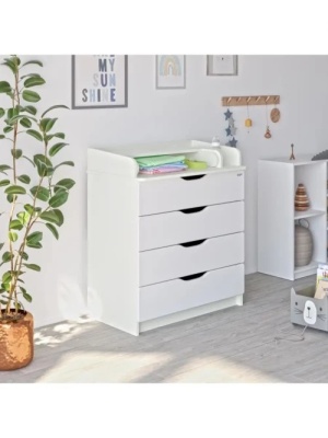 Комод пеленальный Сириус 2 Атон Wood 804 премиум-белый 4