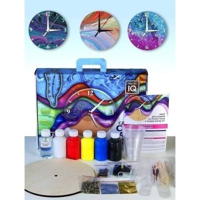Набор для творчества Часы в технике Fluid Art Master IQ 4020 02