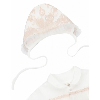 Комплект Рококо для девочки 3 предмета Наследникъ 01050-02002-038 экрю 5