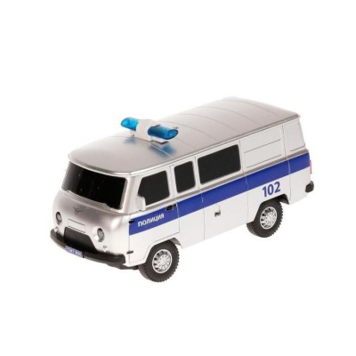 Машина на радиоуправлении УАЗ 452 Полиция 18 см Технопарк 452-18RCL-POL-GY