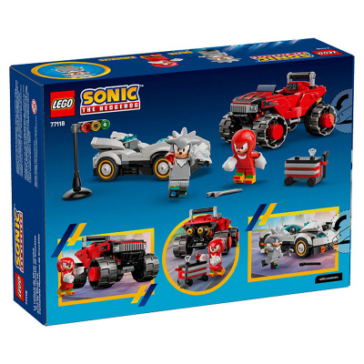 Конструктор Lego Sonic 77118 Автомобиль Сильвера против монстр-трака Наклза 5