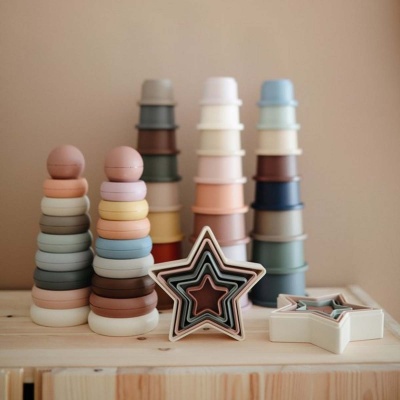 Пирамидка-формочки Nesting Star BIBS 2410000 Пирамидка-формочки Nesting Star BIBS 2410000
