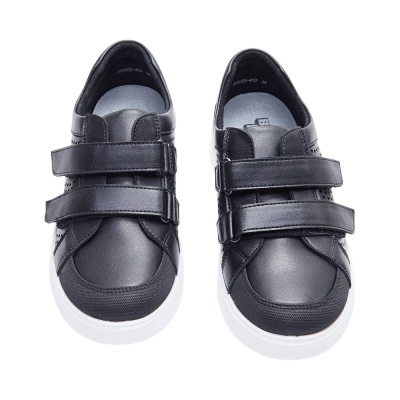 Полуботинки школьные Baden KPA005-410 чёрный 02