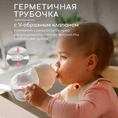 Поильник непроливайка с трубочкой Miyoumi P0003/216 4