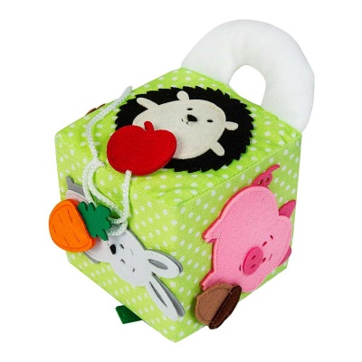 Кубик развивающий Кто что ест Uviton 4001010 3