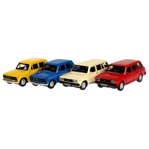 Машинка металлическая ВАЗ-2104/2106 Технопарк LADA210406-12DB12-MIX фото 2