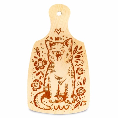 Разделочная доска для выжигания Котик Десятое Королевство 04141 3