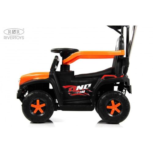 Детский электромобиль RiverToys G005GG оранжевый фото 21