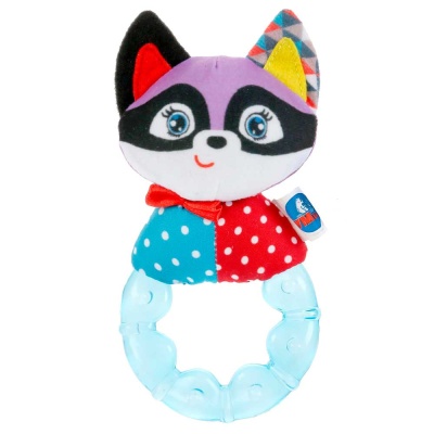 Погремушка с охлаждающим кольцом Маленький енотик Умка RPG-RN3