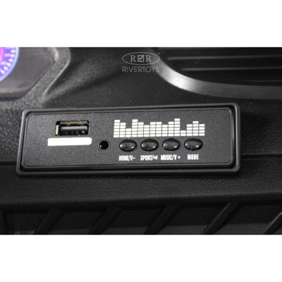 Детский электромобиль RiverToys G555GG чёрный