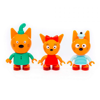 Конструктор Макси Три кота Три кота В поисках сокровищ 112 элементов Полесье 94760 4