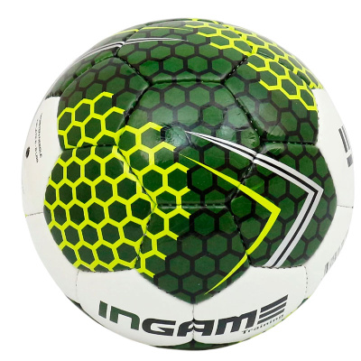 Футбольный мяч Ingame Training IFB-129 бело-зелёный 2