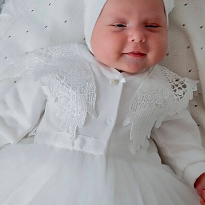 Комплект на выписку Ангел для девочки Наследникъ 213-030-ЭК 4