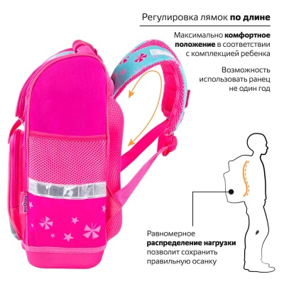 Ранец школьный Lovely fox Wise Юнландия 271396 4