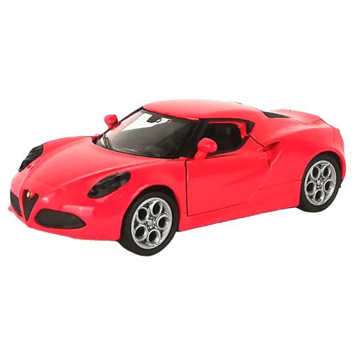 Машинка инерционная Alfa Romeo 4C масштаб 1:38 Welly 43676W