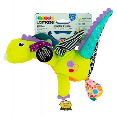 Игрушка с подвесом развивающая для малышей Крылатый Дракон Lamaze Tomy 65576 4