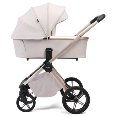 Коляска 2 в 1 Peppy Monaco Plus Beige рама бежевая 03