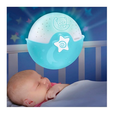 Ночник проектор музыкальный для детей Infantino 4627 голубой 2