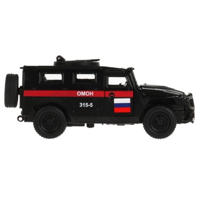 Инерционная машинка ГАЗ Тигр Технопарк CT12-357-N-BL(MATTE)-WB 05