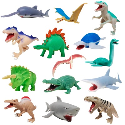 Фигурки тянучки сюрприз Хищники Юрского периода Леса Sbabam 55/CN22 1