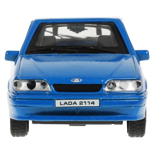 Машинка металлическая Lada-2114 Samara Технопарк 2114-12-BU фото 5