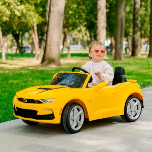 Детский электромобиль Chevrolet Camaro RiverToys 2SS HL558 фото 4
