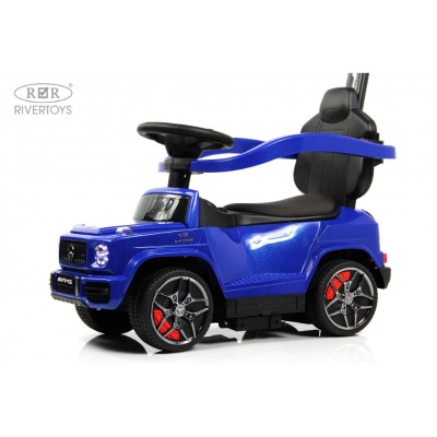 Детский толокар Mercedes-Benz G63 RiverToys Z001ZZ-A синий бриллиант 05 Детский толокар Mercedes-Benz G63 RiverToys Z001ZZ-A синий бриллиант 05