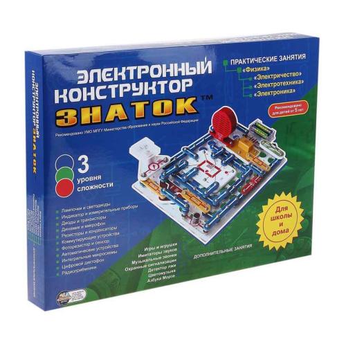 Электронный конструктор 999 схем+Школа Знаток 70006