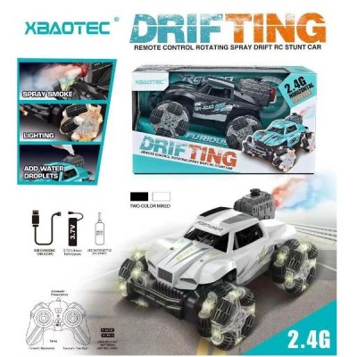 Игрушка машина на радиоуправлении с паром XB1069