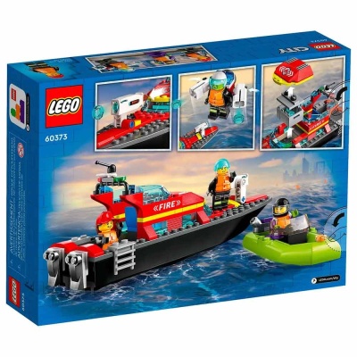 Конструктор Lego City 60373 Пожарная спасательная лодка