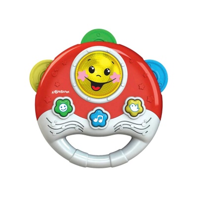 Музыкальная игрушка Бубен Маленький музыкант Азбукварик 1
