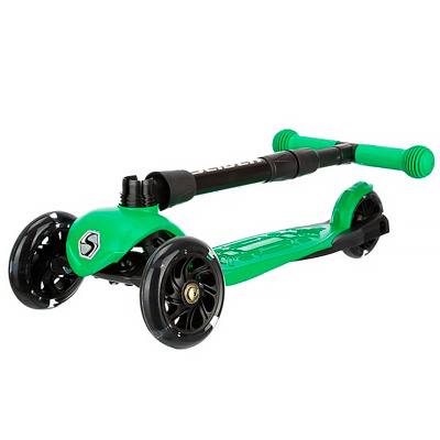 Самокат трехколесный складной светящиеся колеса Slider Stile1LG 3