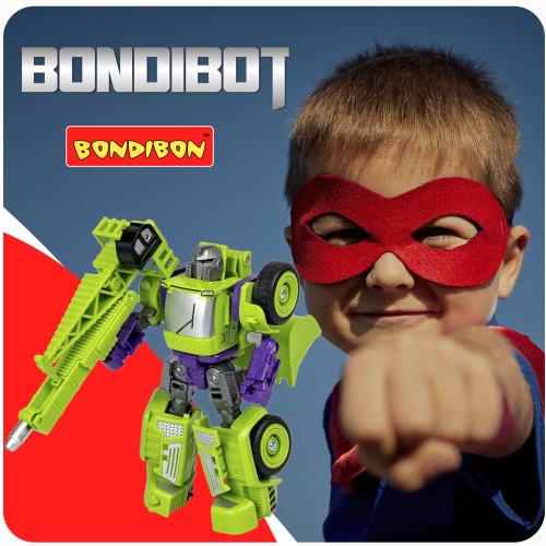 Трансформер 2в1 Bondibot Трактор с ковшом Bondibon ВВ5933 фото 3