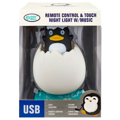 Ночник светильник Пингвин Рыжий кот ИК-8487