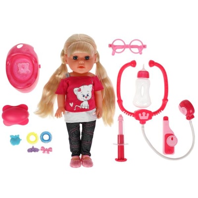 Кукла интерактивная Барбарики Полина 35см Карапуз Y35SBB-35075