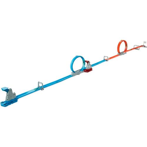 Автотрек Двойная Мертвая петля 2 машинки Hot Wheels GFH85 фото 2