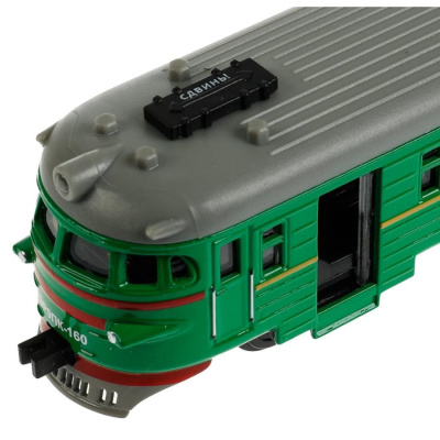 Модель металлическая Электричка Технопарк COMTRAIN-19SL-GN 04