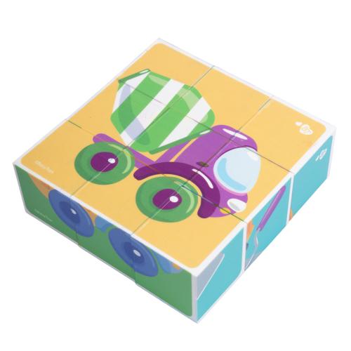 Кубики На стройке 9 штук Baby Toys Десятое королевство 03533 фото 3
