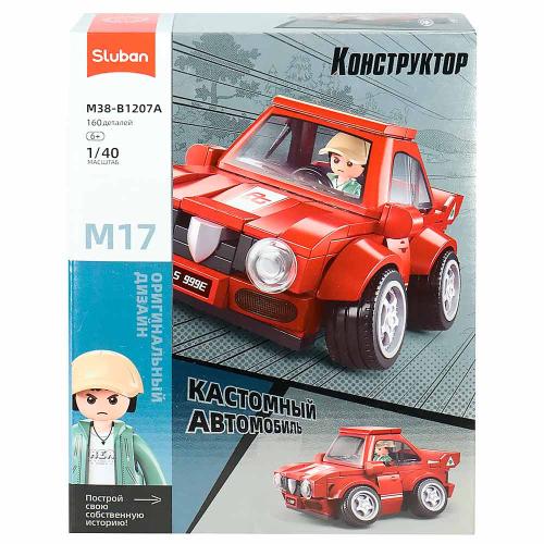 Конструктор Автомобиль малолитражный 160 деталей Sluban M38-B1207A фото 2