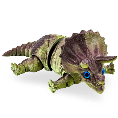 Подвижная 3D-игрушка Трицератопс Большая Берта FunBerry Toys 709
